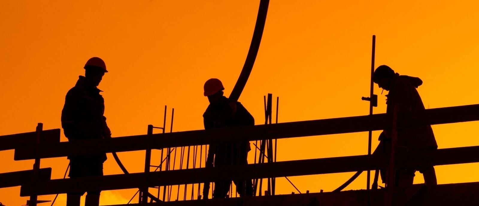 GroundStrike crew working together on site at sunset