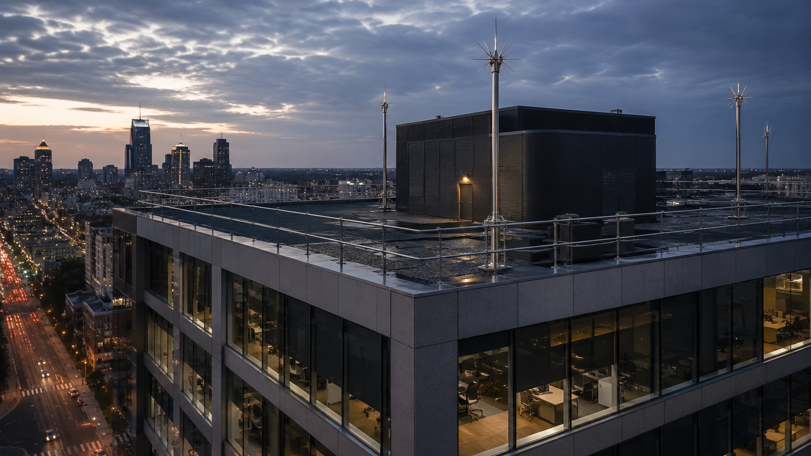 Commercial lightning protection